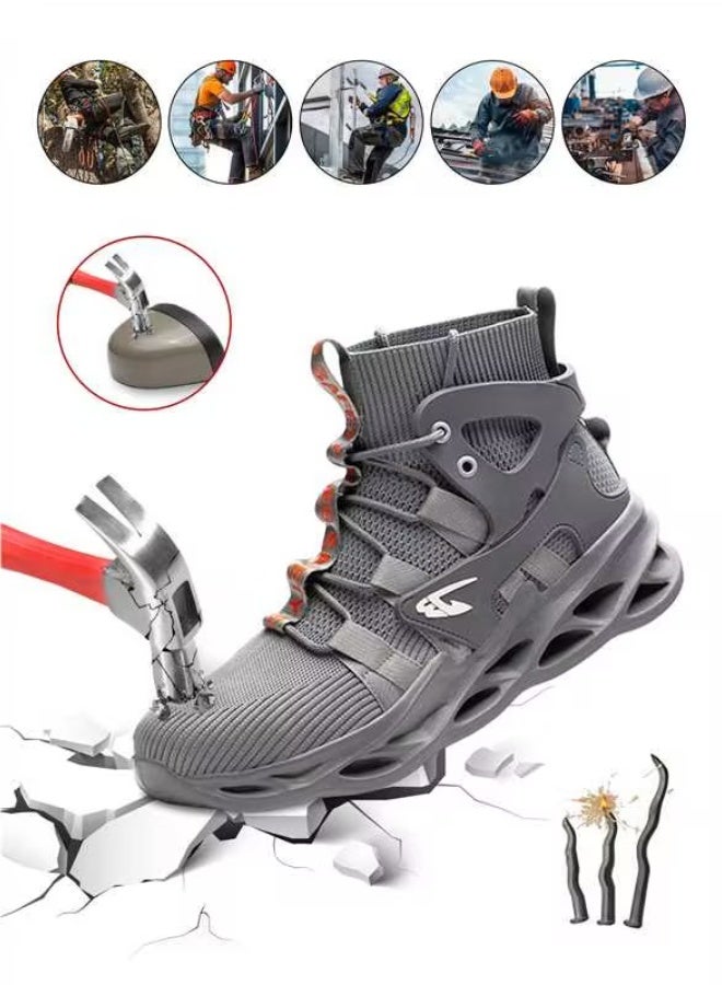 9KSAFETYJB Blade Sneakers Safety Boots Breathable and Puncture Proof Work Shoes for Industrial and Construction Sites (44 EUR) - Image 1